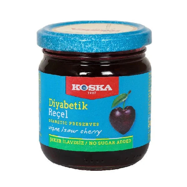 Suger Free Sour Cherry Jam 240 gr