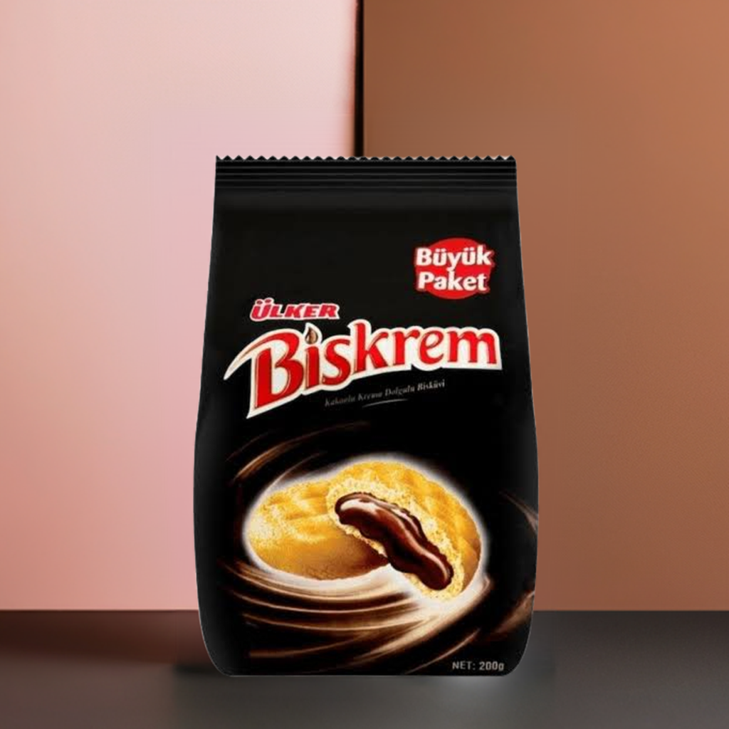 Ulker Biskrem With Cacao In P. Bag. 200 gr - Best Grocery