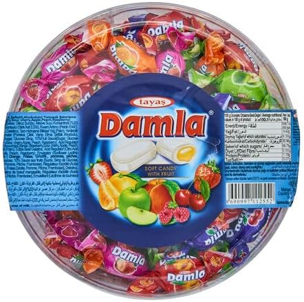 TAYAS - Damla Assorted Soft Candy With Fruit 400 gr - Best Grocery