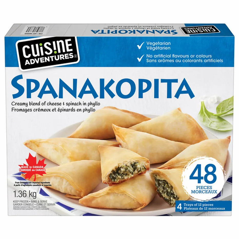 Cuisine Adventures Spanakopita Green Spinach Pie 1.36 kg