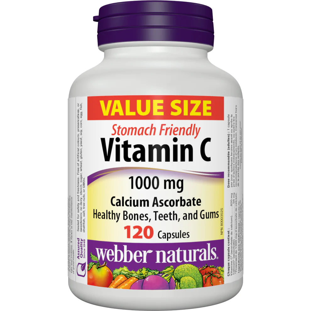 Vitamin C 1000 mg Calcium Ascorbate Stomach-Friendly - Best Grocery