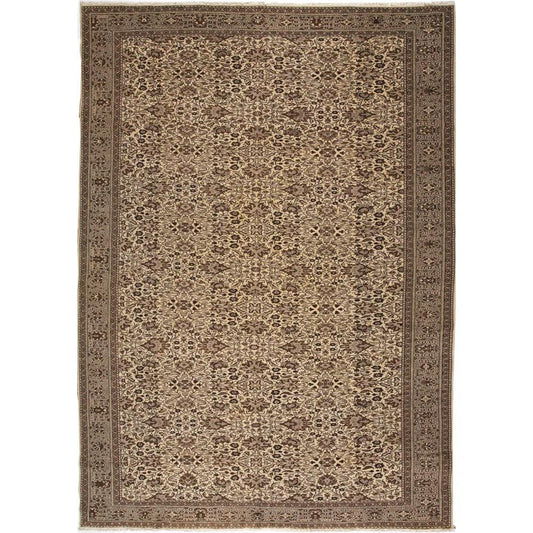 Vintage One-of-a-Kind 8'10" X 12'5" 1940s Wool Area Rug in - Best Grocery
