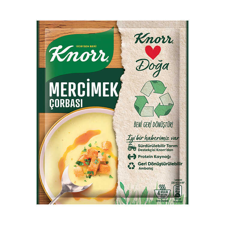 Knorr Lentil Soup - Mercimek Çorbası - for 4 people - Best Grocery